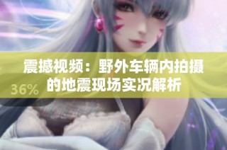 震撼视频：野外车辆内拍摄的地震现场实况解析