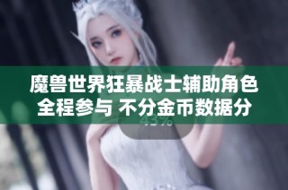魔兽世界狂暴战士辅助角色全程参与 不分金币数据分析