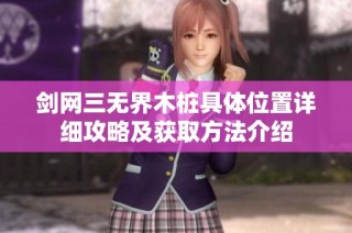 剑网三无界木桩具体位置详细攻略及获取方法介绍