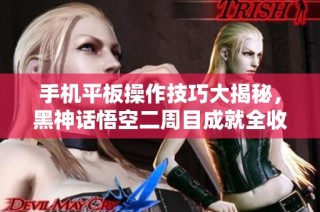 手机平板操作技巧大揭秘，黑神话悟空二周目成就全收集攻略
