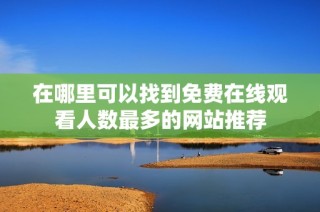 在哪里可以找到免费在线观看人数最多的网站推荐