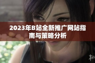 2023年B站全新推广网站指南与策略分析