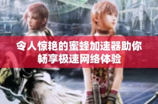 令人惊艳的蜜蜂加速器助你畅享极速网络体验