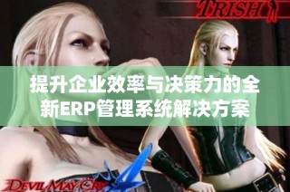 提升企业效率与决策力的全新ERP管理系统解决方案
