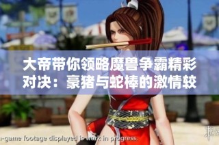 大帝带你领略魔兽争霸精彩对决：豪猪与蛇棒的激情较量！