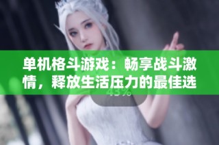 单机格斗游戏：畅享战斗激情，释放生活压力的最佳选择