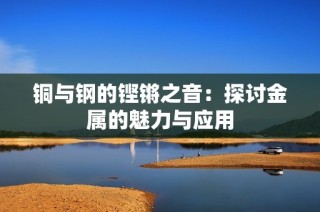 铜与钢的铿锵之音：探讨金属的魅力与应用