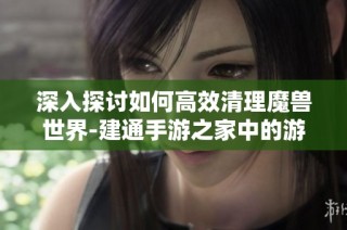深入探讨如何高效清理魔兽世界-建通手游之家中的游戏数据