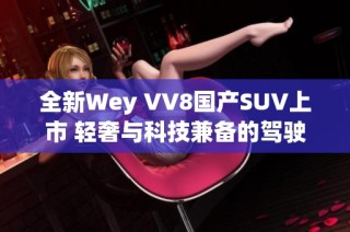 全新Wey VV8国产SUV上市 轻奢与科技兼备的驾驶体验