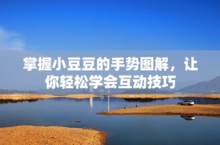 掌握小豆豆的手势图解，让你轻松学会互动技巧