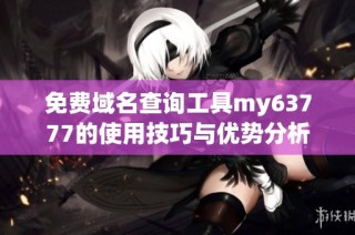 免费域名查询工具my63777的使用技巧与优势分析