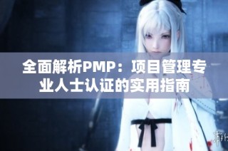 全面解析PMP：项目管理专业人士认证的实用指南