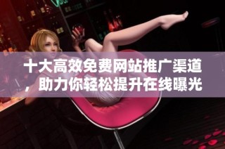 十大高效免费网站推广渠道，助力你轻松提升在线曝光率