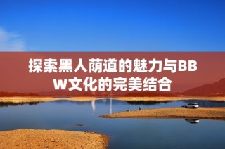探索黑人荫道的魅力与BBW文化的完美结合