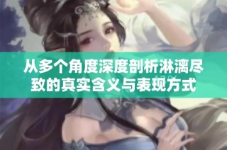 从多个角度深度剖析淋漓尽致的真实含义与表现方式