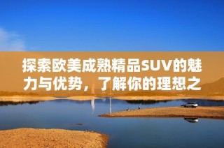 探索欧美成熟精品SUV的魅力与优势，了解你的理想之选