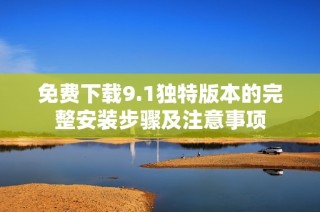 免费下载9.1独特版本的完整安装步骤及注意事项