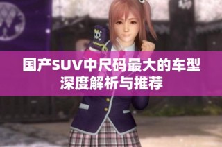 国产SUV中尺码最大的车型深度解析与推荐