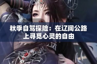 秋季自驾探险：在辽阔公路上寻觅心灵的自由