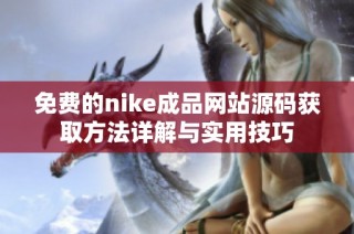 免费的nike成品网站源码获取方法详解与实用技巧