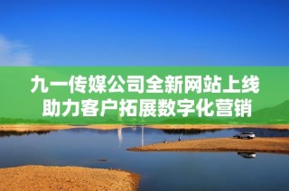 九一传媒公司全新网站上线 助力客户拓展数字化营销新天地