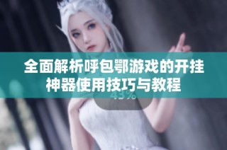 全面解析呼包鄂游戏的开挂神器使用技巧与教程