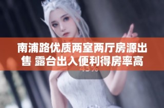 南浦路优质两室两厅房源出售 露台出入便利得房率高