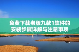 免费下载老版九款1软件的安装步骤详解与注意事项