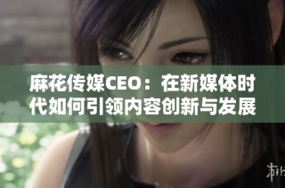 麻花传媒CEO：在新媒体时代如何引领内容创新与发展