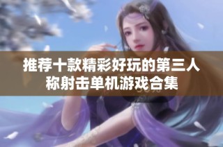 推荐十款精彩好玩的第三人称射击单机游戏合集