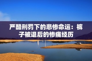 严酷刑罚下的悲惨命运：裤子被退后的惨痛经历