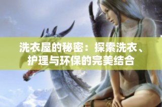 洗衣屋的秘密：探索洗衣、护理与环保的完美结合