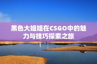 黑色大姐姐在CSGO中的魅力与技巧探索之旅