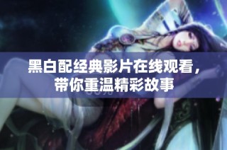 黑白配经典影片在线观看，带你重温精彩故事