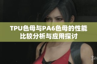 TPU色母与PA6色母的性能比较分析与应用探讨