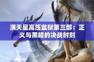 满天星高压监狱第三部：正义与黑暗的决战时刻