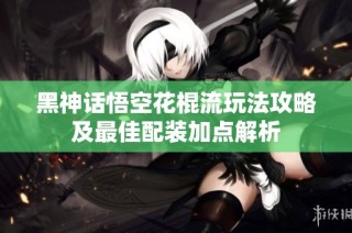 黑神话悟空花棍流玩法攻略及最佳配装加点解析