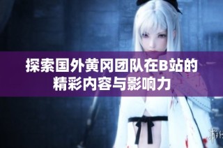 探索国外黄冈团队在B站的精彩内容与影响力