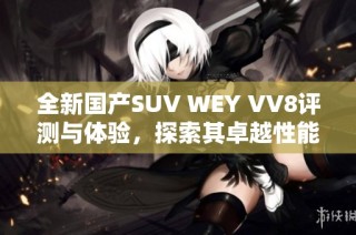 全新国产SUV WEY VV8评测与体验，探索其卓越性能与设计魅力