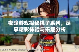 夜晚游戏探秘桃子系列，尽享精彩体验与乐趣分析