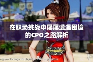 在职场挑战中屡屡遭遇困境的CPO之路解析