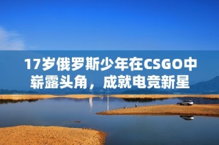 17岁俄罗斯少年在CSGO中崭露头角，成就电竞新星