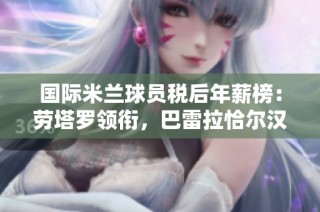 国际米兰球员税后年薪榜：劳塔罗领衔，巴雷拉恰尔汉奥卢紧随其后