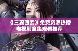 《三妻四妾》免费资源热播电视剧全集观看推荐