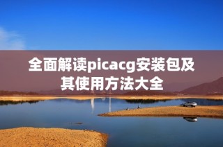 全面解读picacg安装包及其使用方法大全