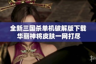 全新三国杀单机破解版下载 华丽神将皮肤一网打尽