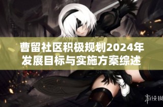 曹留社区积极规划2024年发展目标与实施方案综述