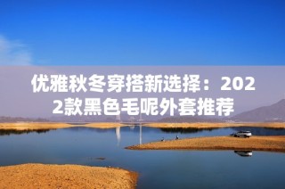 优雅秋冬穿搭新选择：2022款黑色毛呢外套推荐