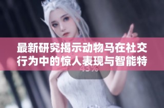 最新研究揭示动物马在社交行为中的惊人表现与智能特征