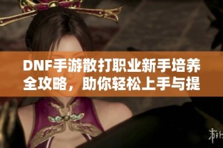 DNF手游散打职业新手培养全攻略，助你轻松上手与提升